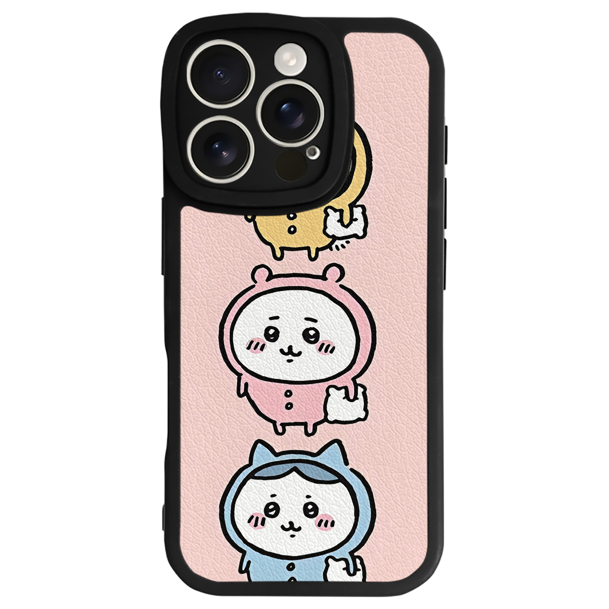 （画像用） ちいかわ Chii-kawa 【iPhone 16シリーズ対応】シリコンスマホケース（レザー調） 材質：シリコン